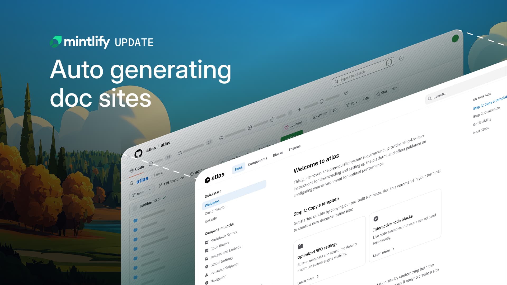 Auto-generating documentation sites from GitHub repos