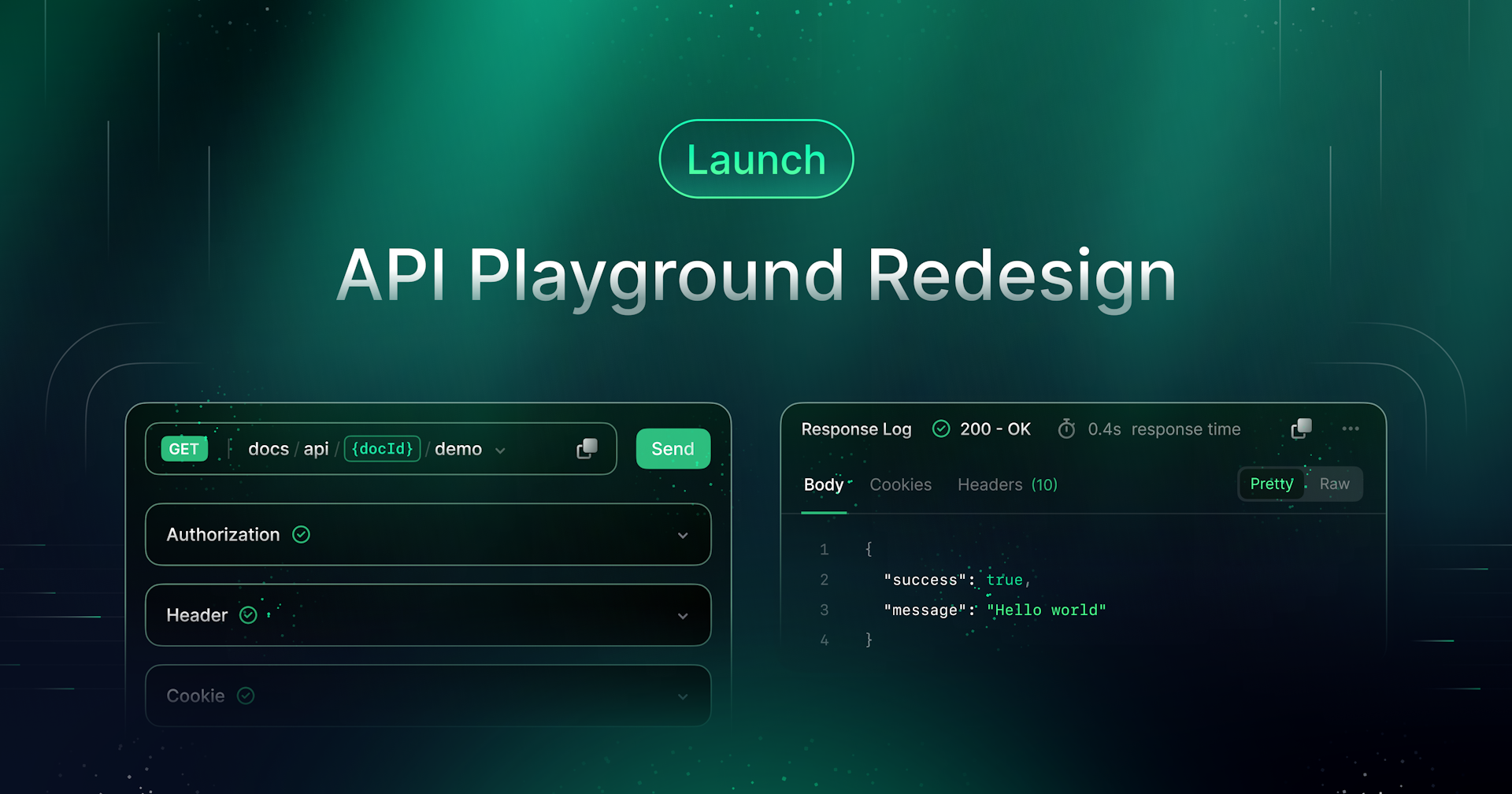 Launch Week Day 4: API Playground Redesign