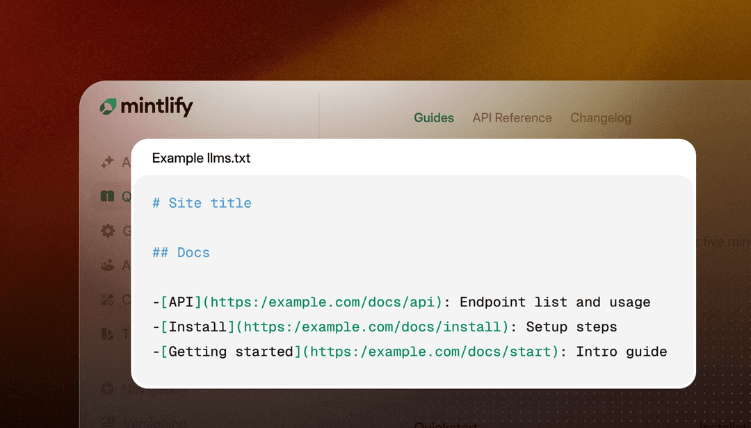 Improved agent experience with llms.txt and content negotiation