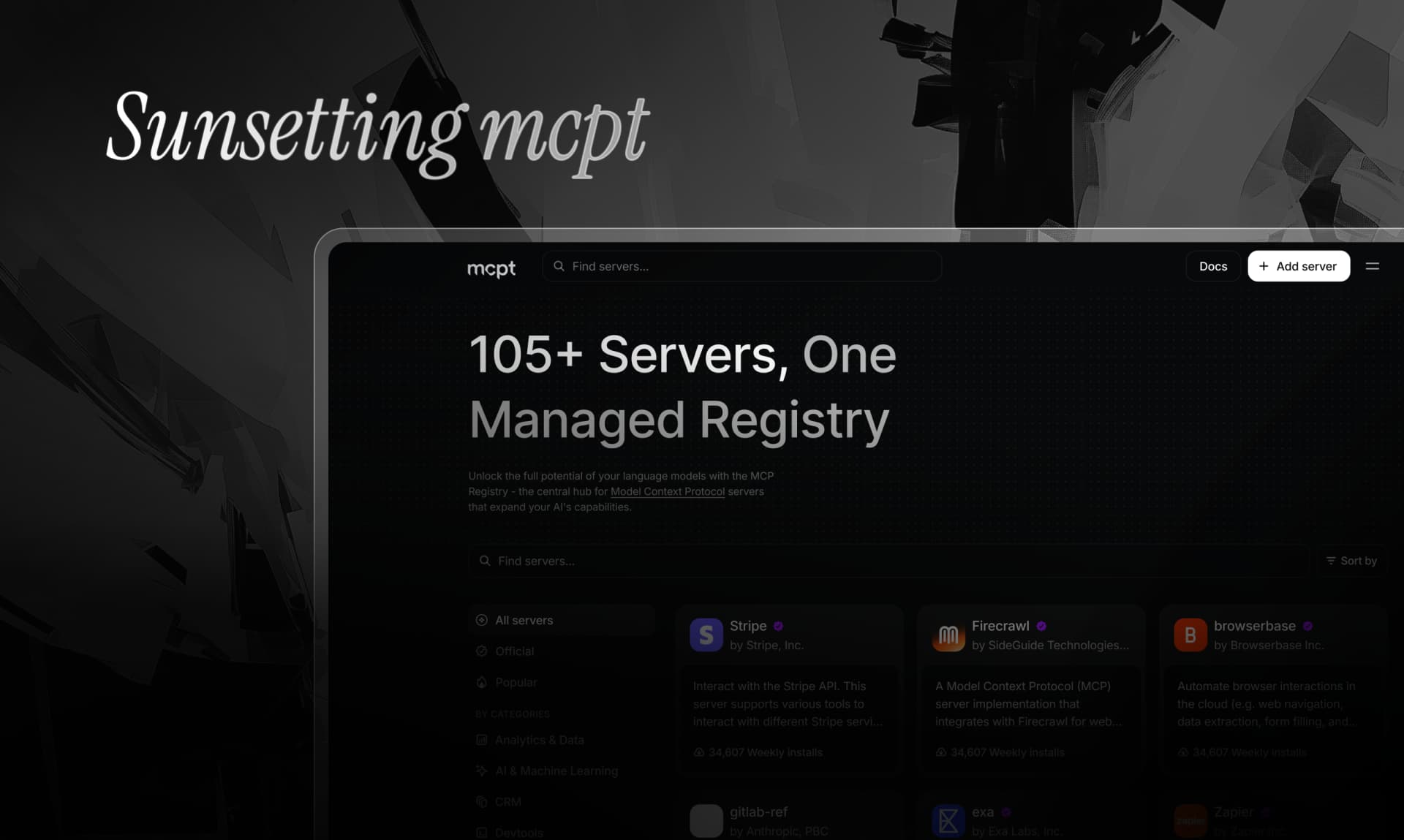 Why we sunsetted mcpt