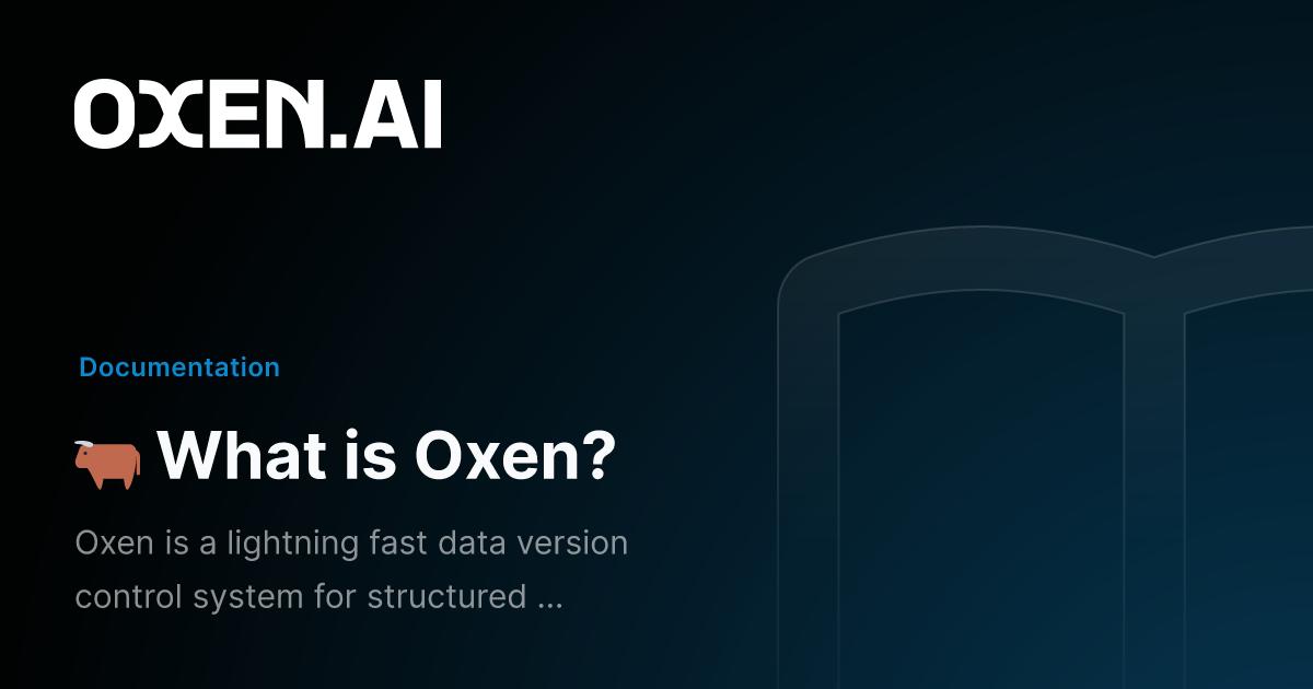 Uploading Datasets to Oxen.ai
